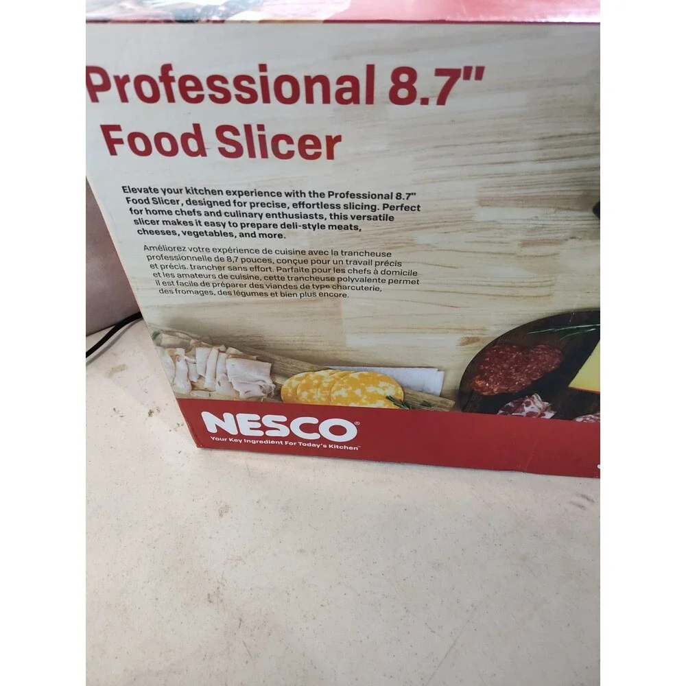 Nesco Professional 8.7-in Food Slicer 859